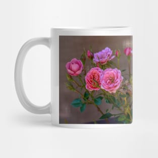 Pink Miniature Roses Mug